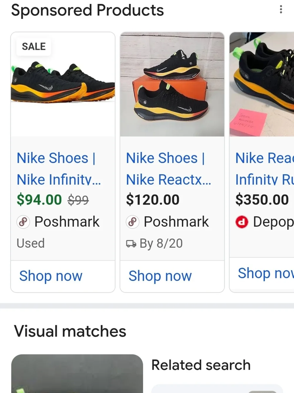 Nike ReactX Infinity Run 4 Size 14 M